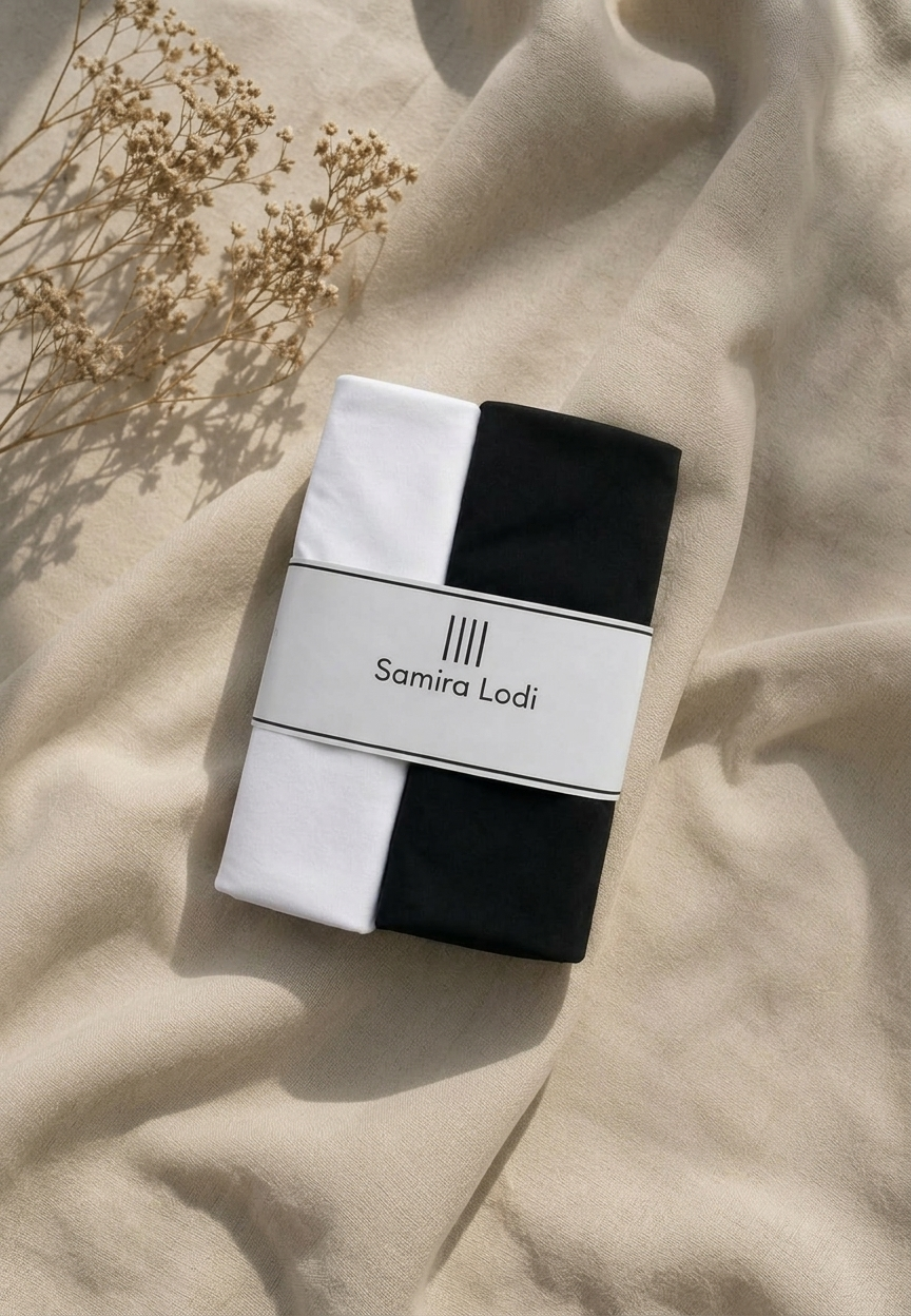 Combo especial Remera Essential blanca y negra